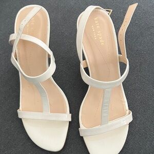 Kate Spade Cream Strappy Heels